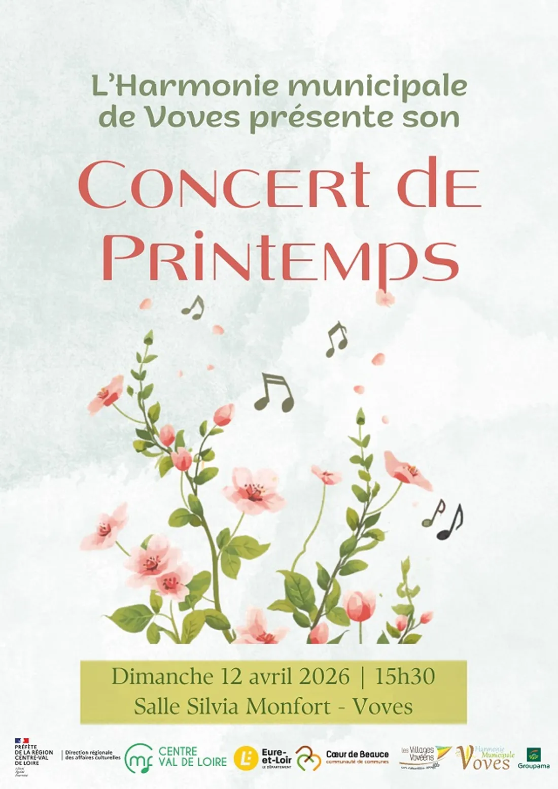 VOVES - Concert de printemps de l'Harmonie