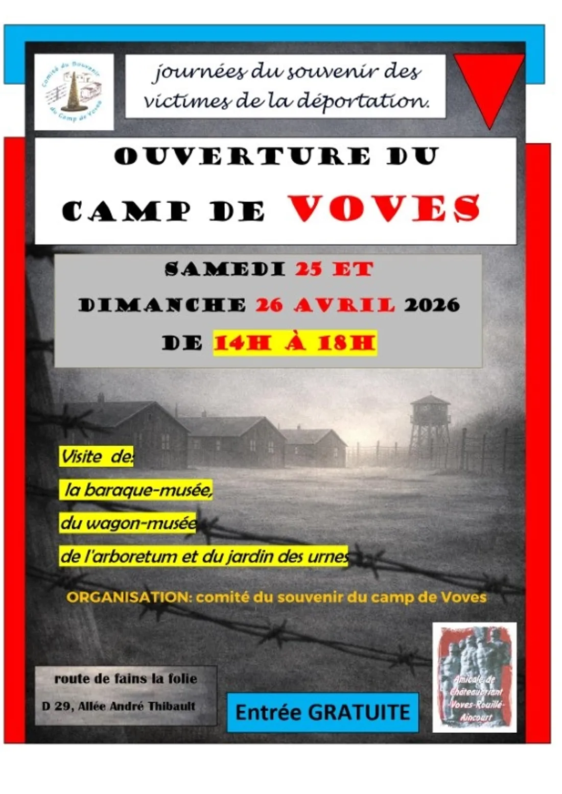 VOVES - Ouverture du Camp de Voves