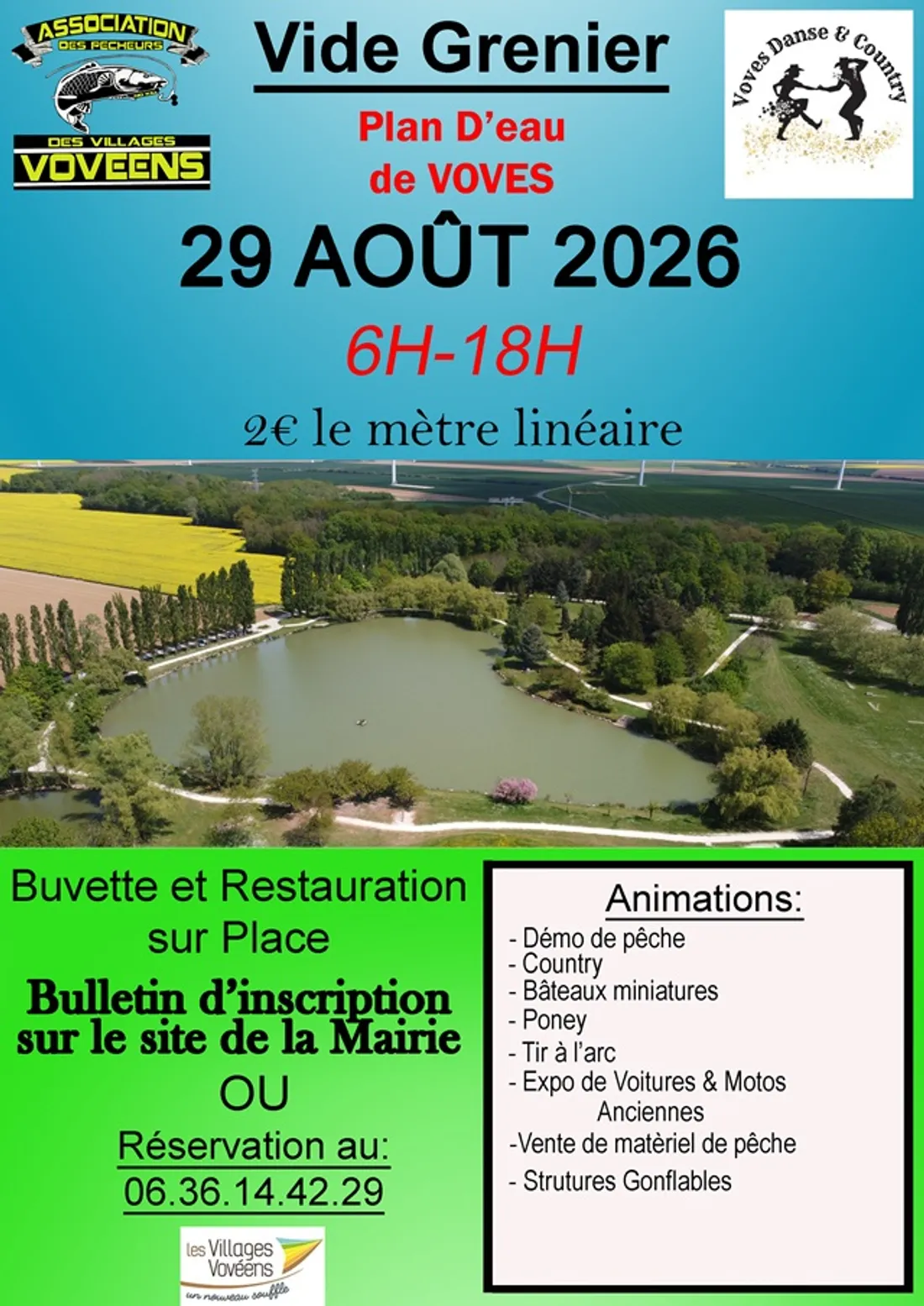 VOVES - Vide-greniers de l'association des pêcheurs