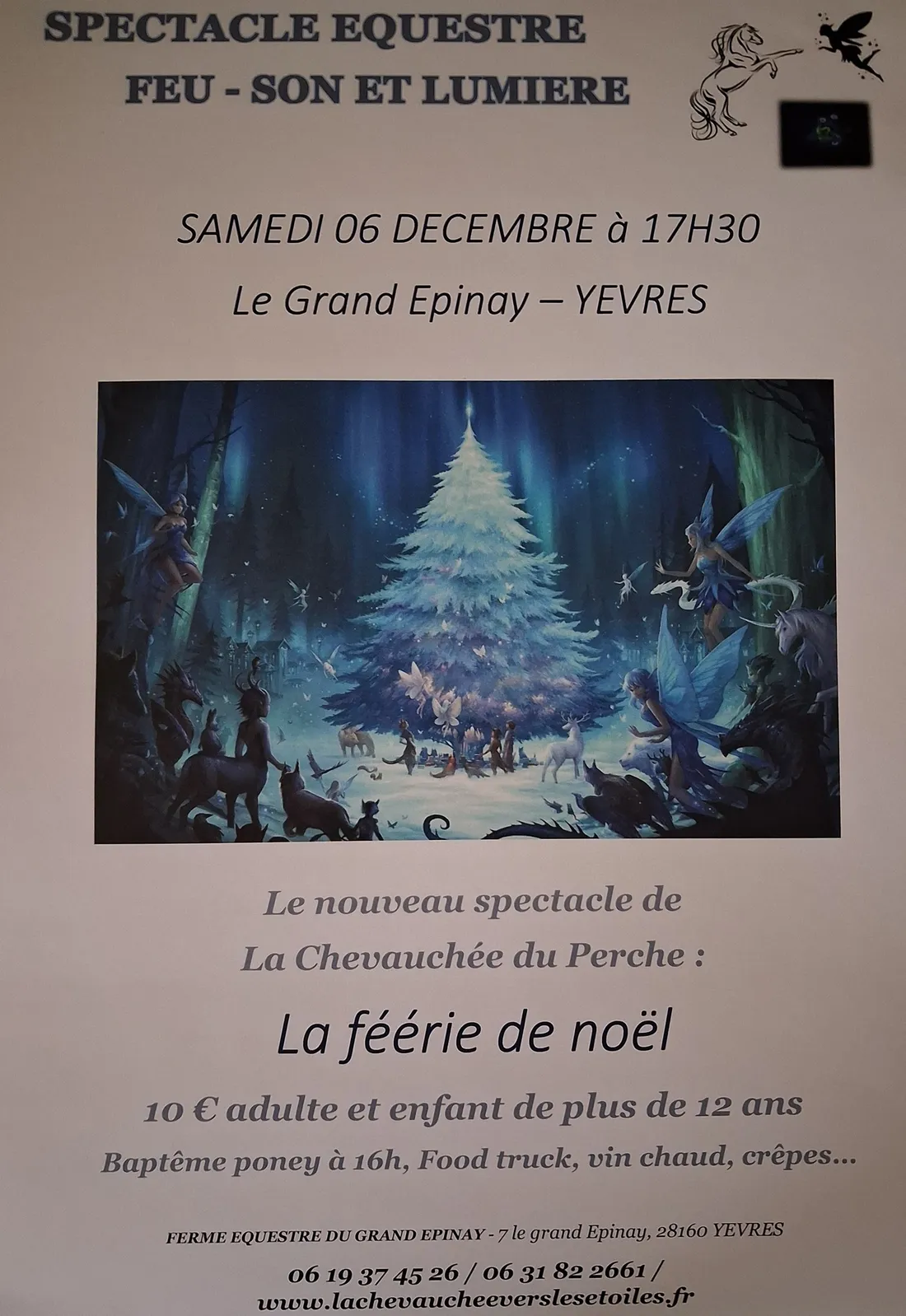 YÈVRES - Spectacle équestre : La féerie de Noël