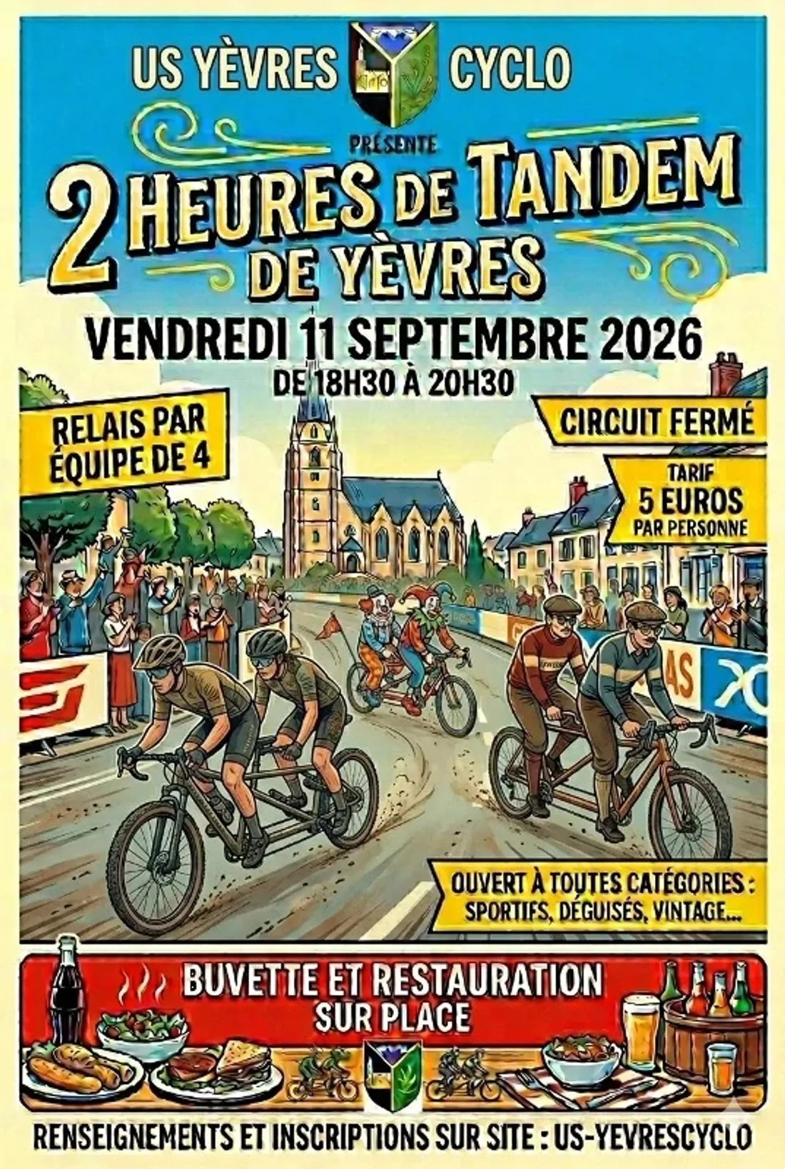 YÈVRES - Les 2 Heures de Tandem