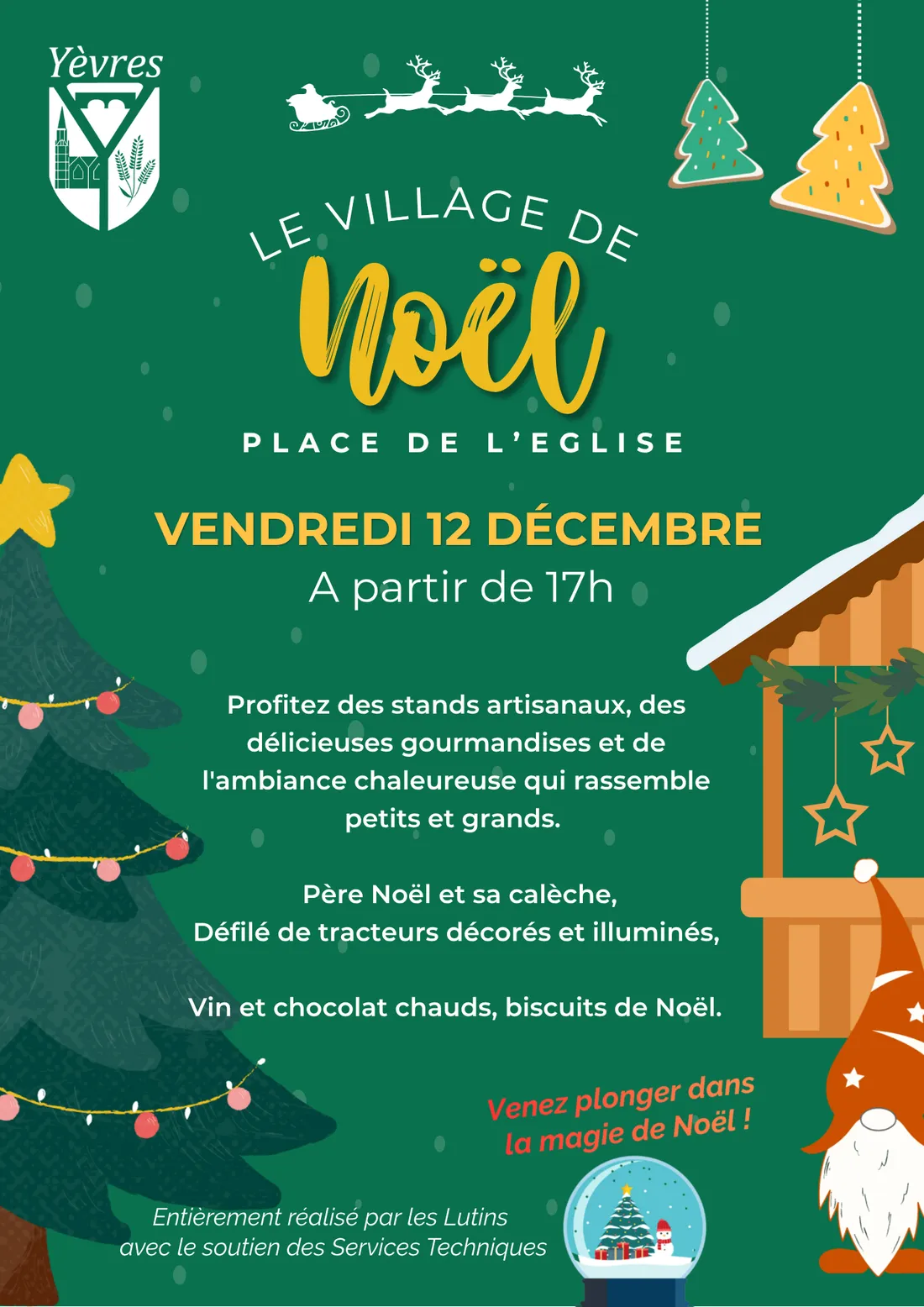 YÈVRES - Le village de Noël