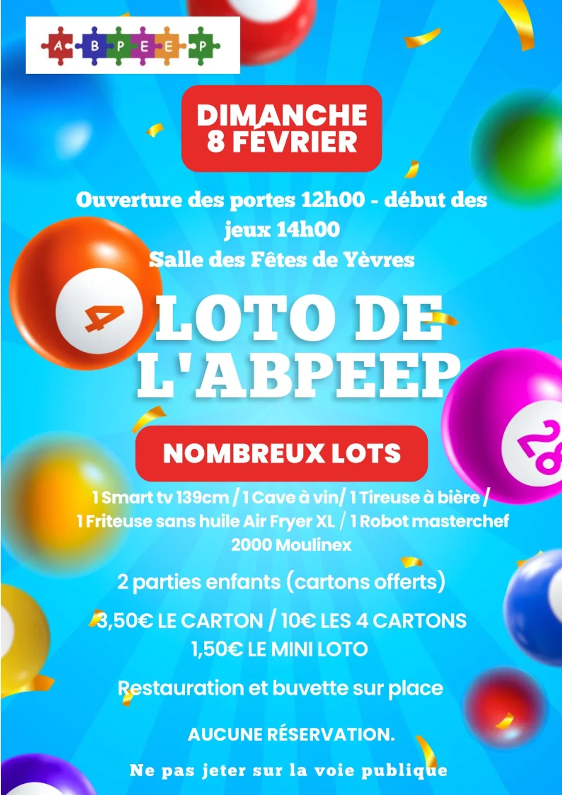 YÈVRES - Loto de l'ABPEEP