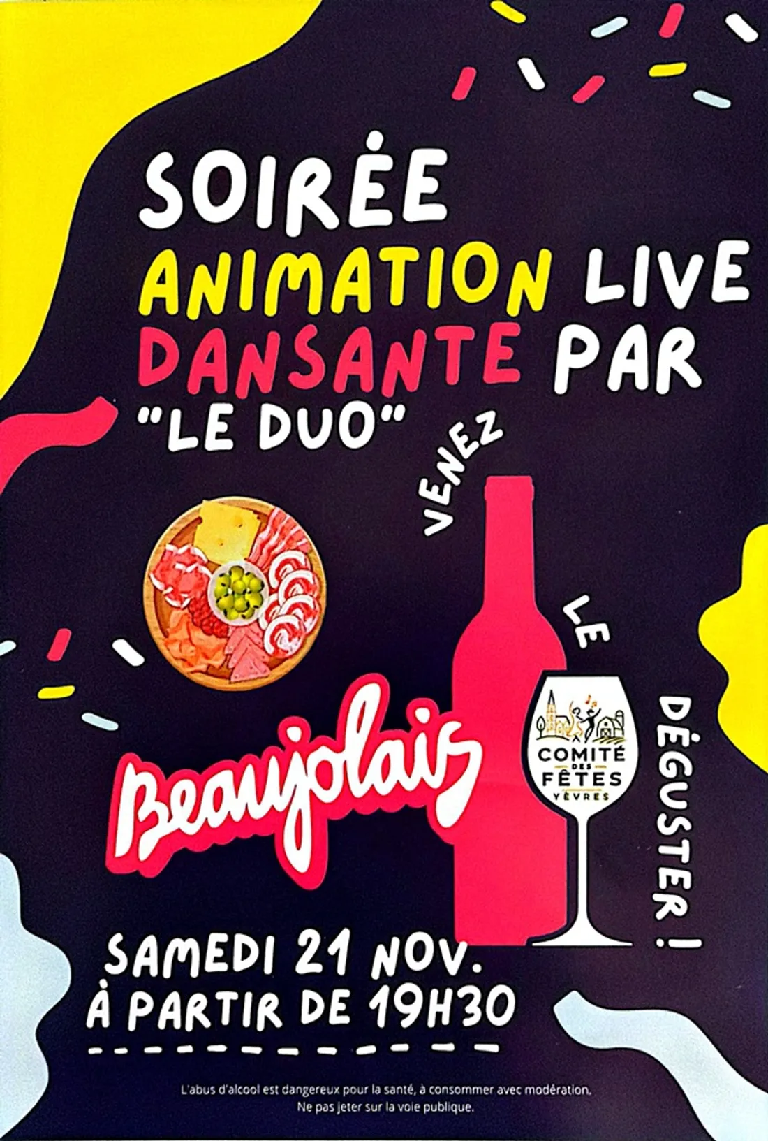 YÈVRES - Soirée Beaujolais du comité des fêtes