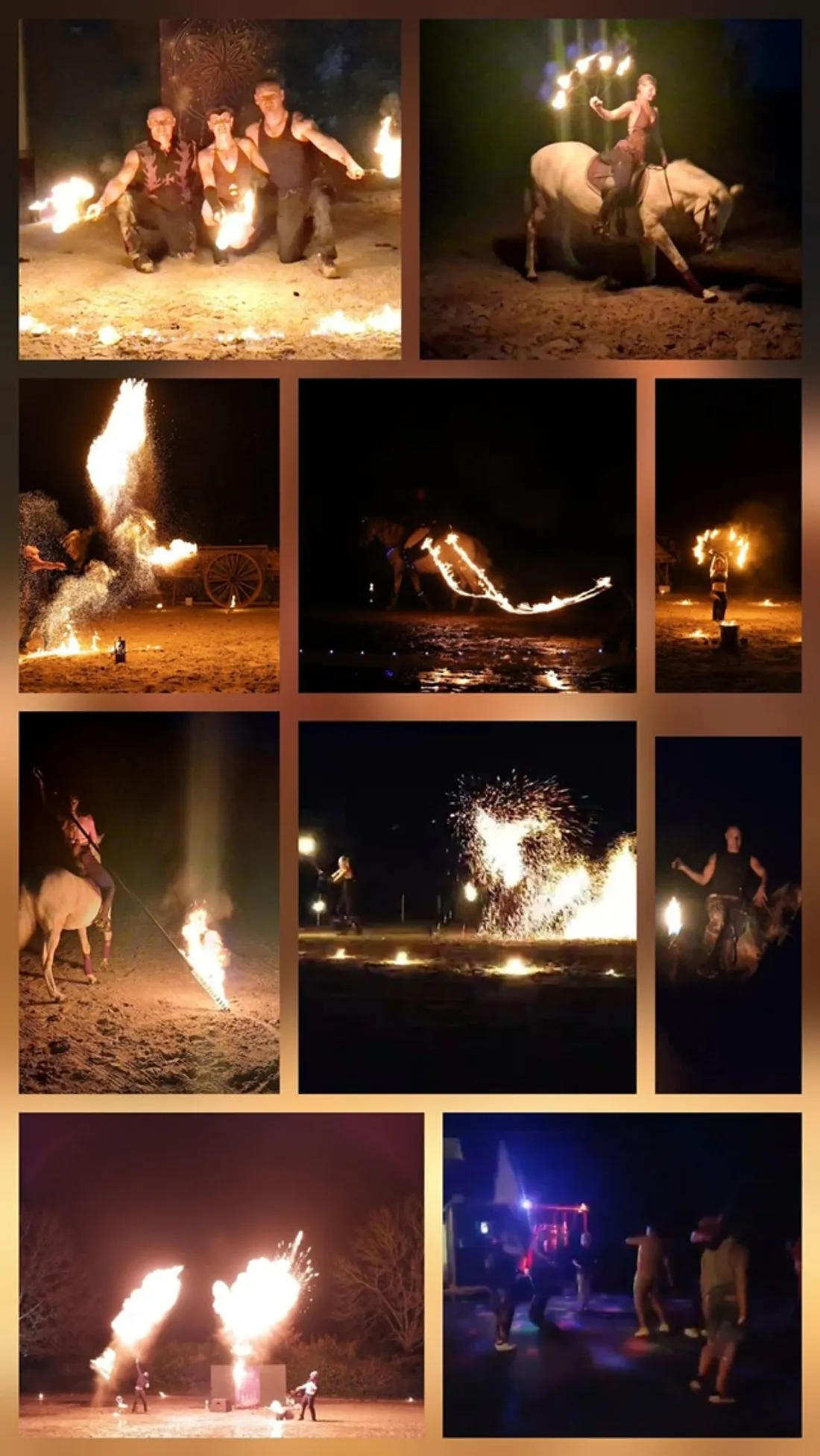 YÈVRES - Spectacle équestre son, feu et lumière des Chevauchée du Perche