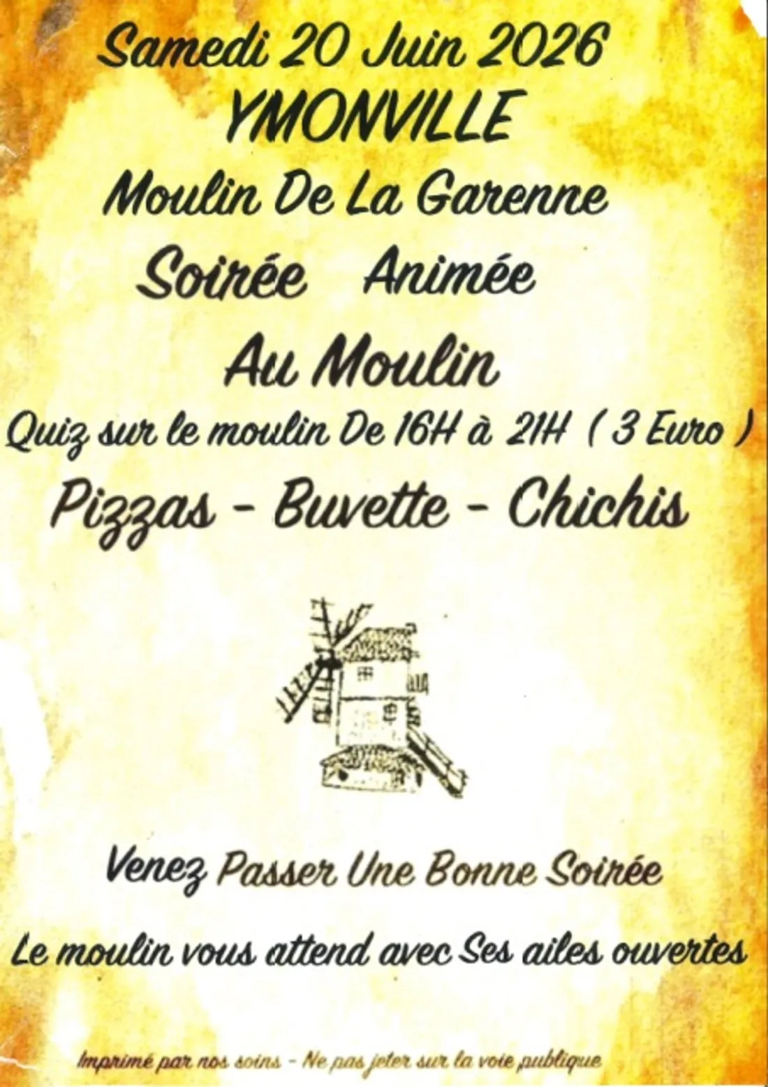 YMONVILLE - Soirée animée au moulin