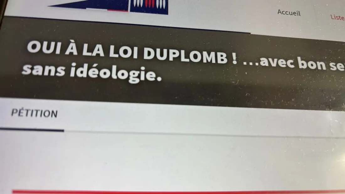 loi duplomb pétition