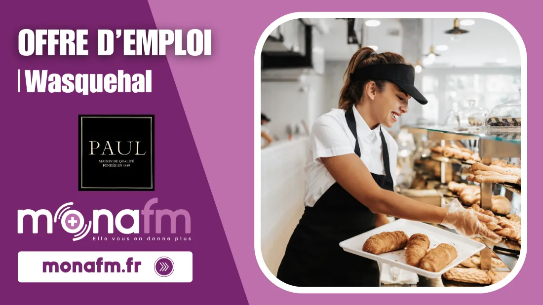 Boulangerie Paul à Wasquehal recrute un vendeur en boulangerie [H/F] en CDI