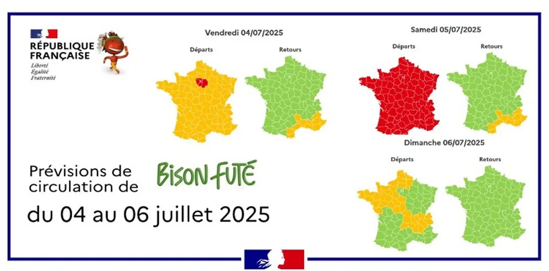 Bison Futé 4 juillet