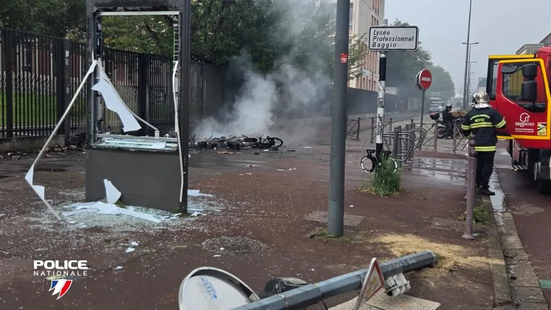 Manif lycéenne dégradations