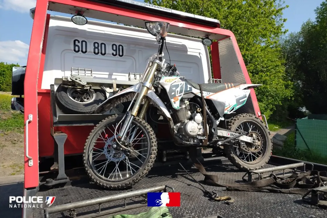moto cross fourrière