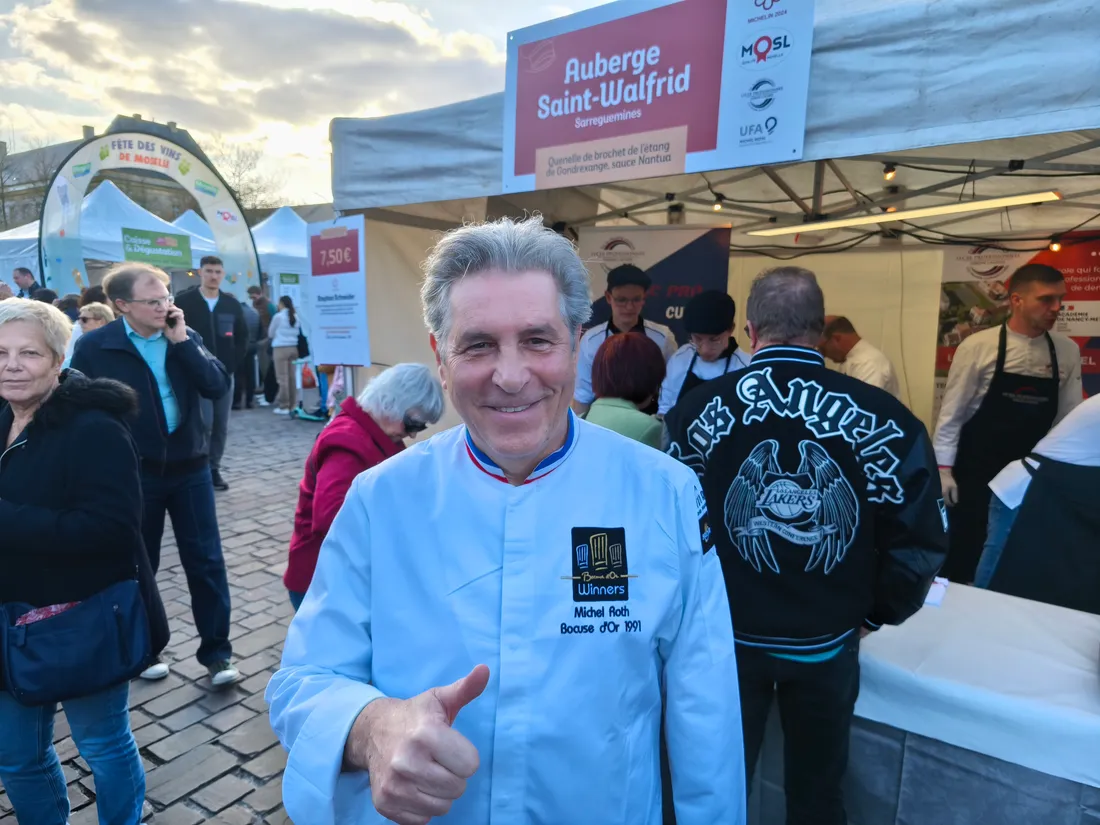 Michel Roth ce samedi au Marché Gourmand de Metz. 