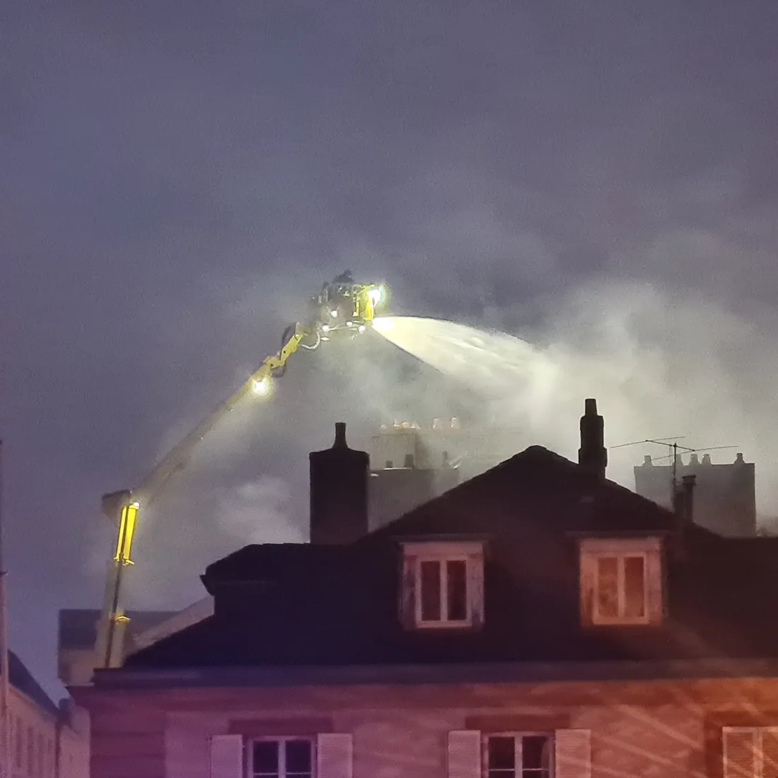 La Grande échelle des pompiers