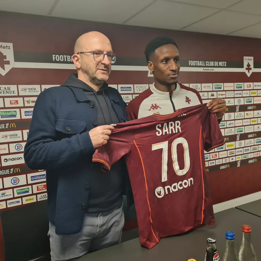 Frédéric Arpinon et Bouna Sarr