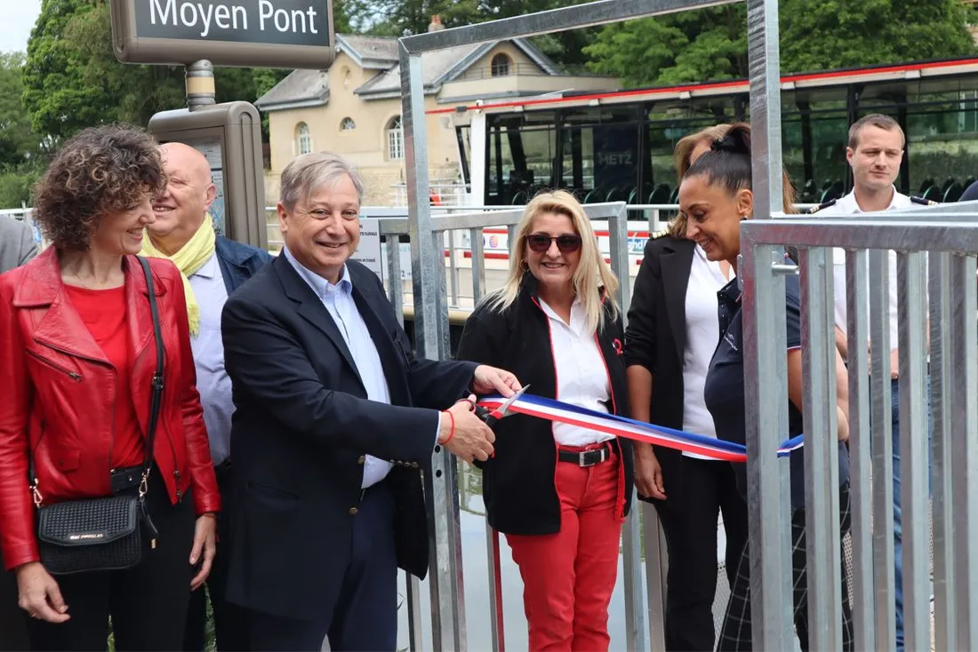 L’inauguration des deux navettes fluviales du dispositif Metz’O a eu lieu ce matin 