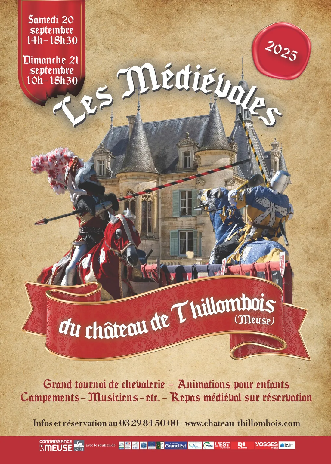 Evénement : les médiévales du château de Thillombois