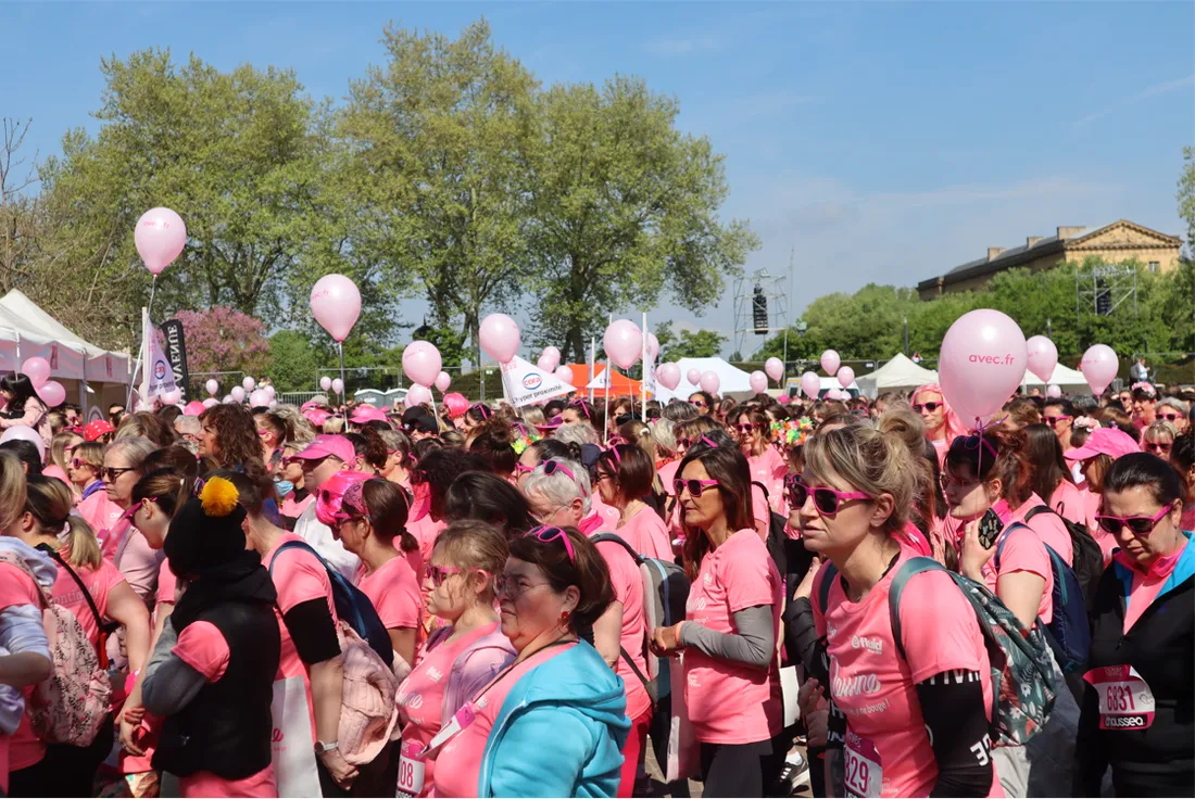 La bonne humeur est de mise avant la course !