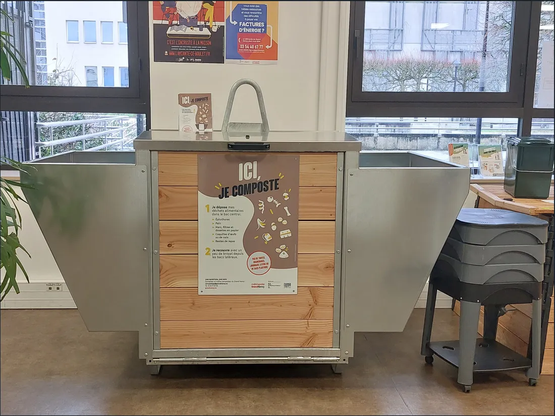 Les nouveaux bacs de tri de la ville de Nancy 