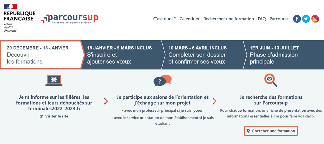 les candidats ont jusqu’au jeudi 9 mars inclus pour formuler 10 vœux maximum.