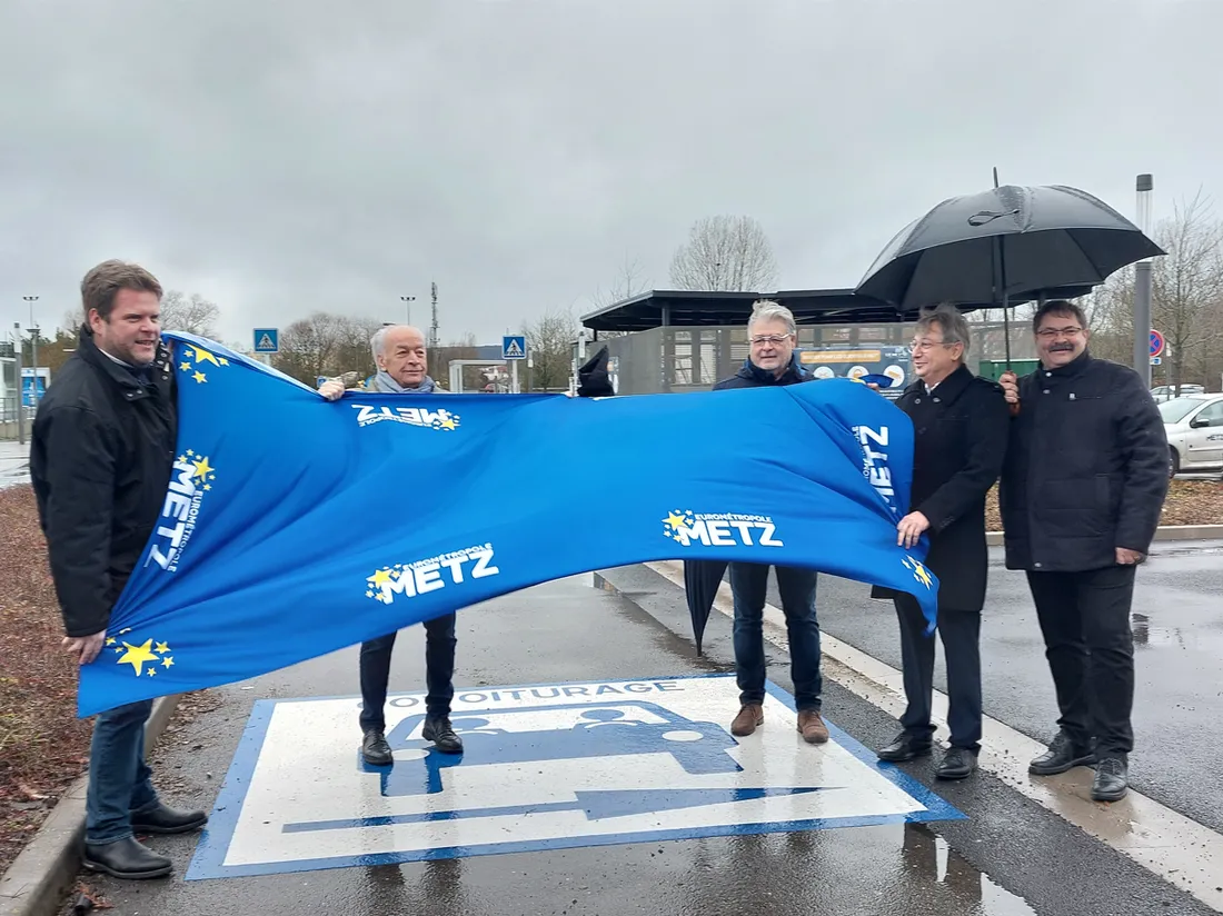 Inauguration du Parking covoiturage de Woippy