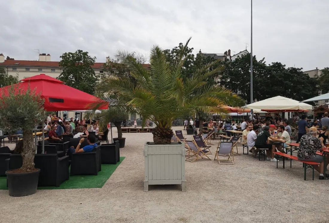 La guinguette de la Place Carnot à Nancy. 