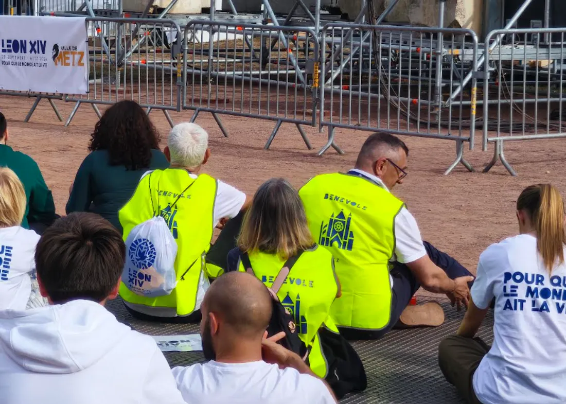 La fatigue des bénévoles à la fin de la journée. 