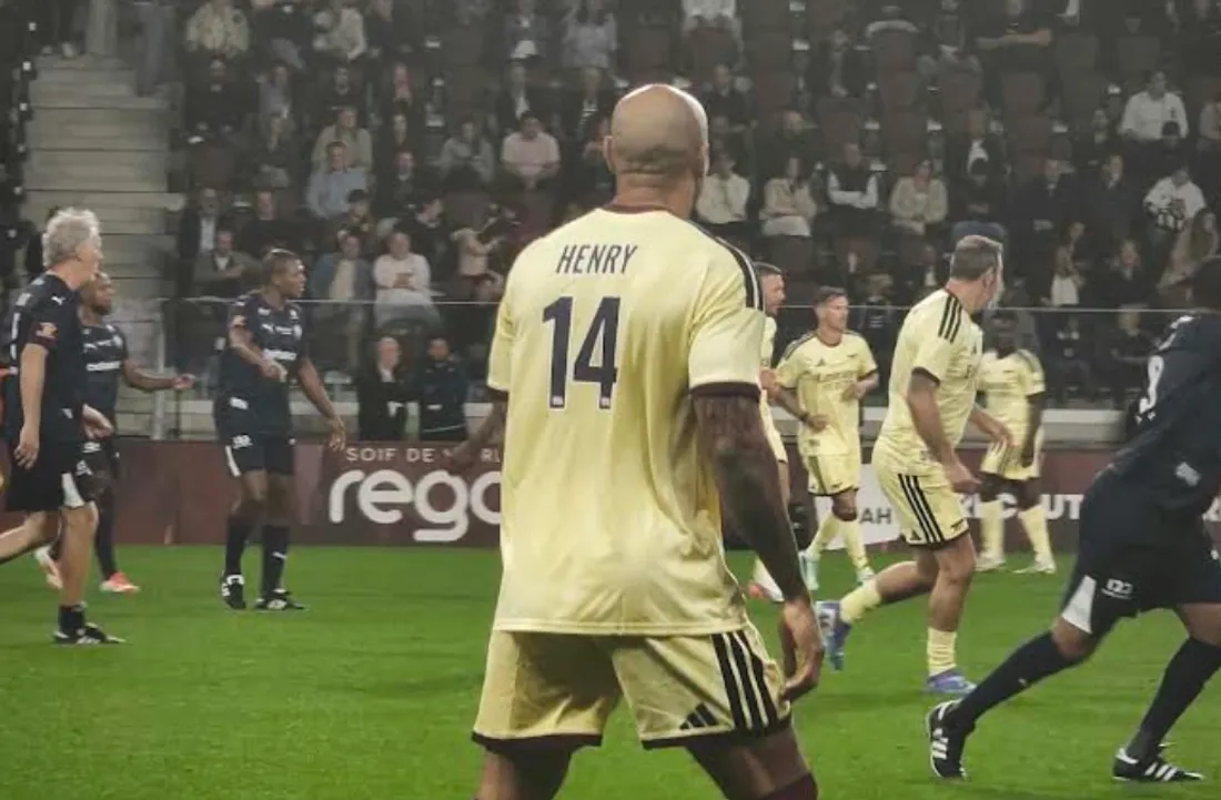 Très attendu, Thierry Henry n'a rien perdu de sa technique. 