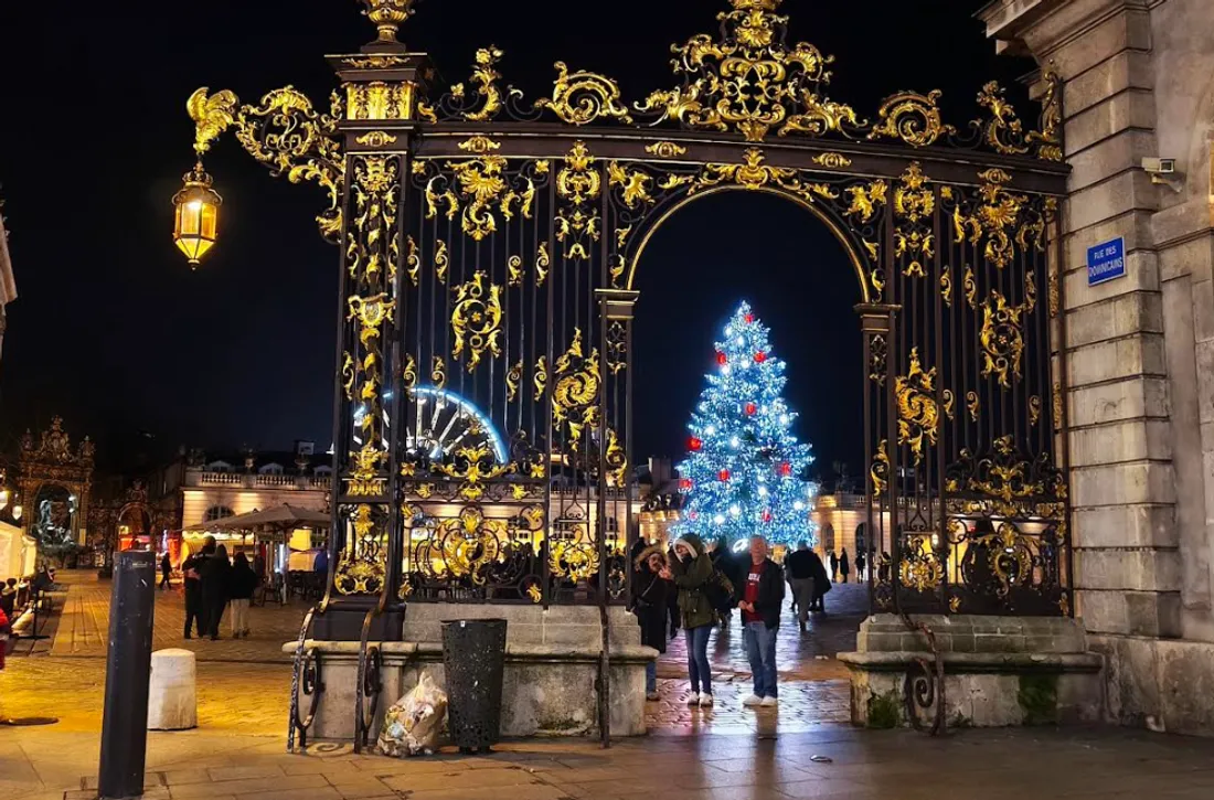 La place Stanislas à Nancy en décembre 2025. 