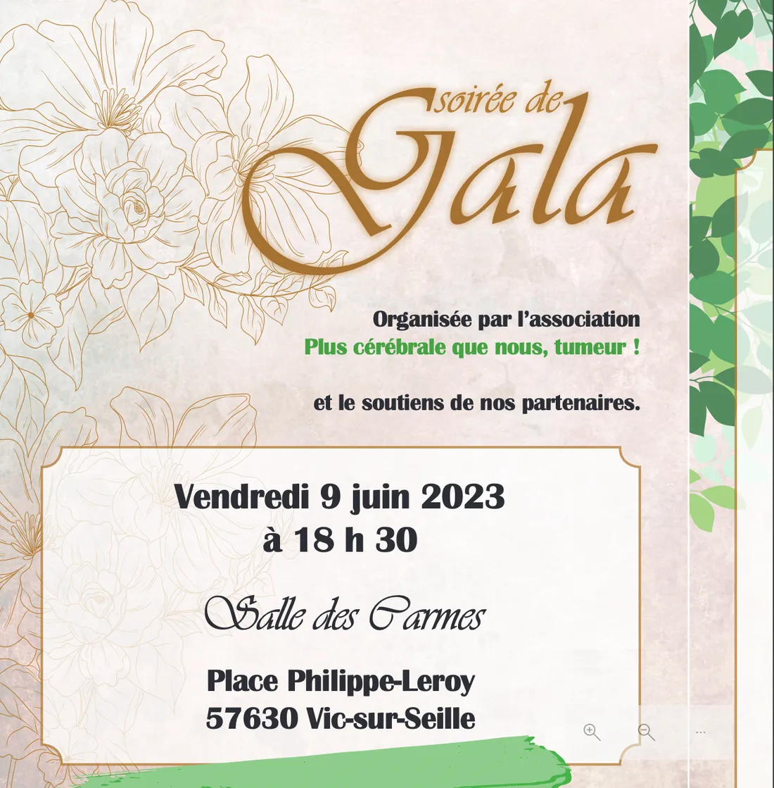 Gala Plus cérébrale que nous, tumeur ! 