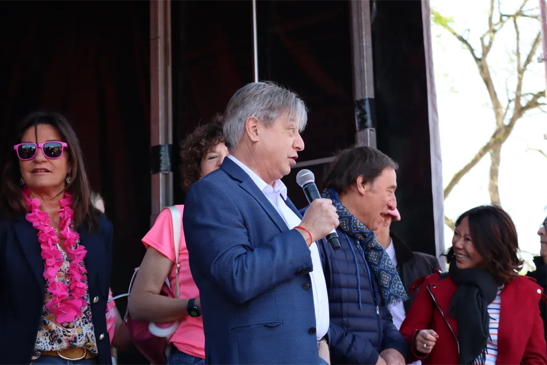 Le maire de Metz, François Grosdidier, a délivré un discours 