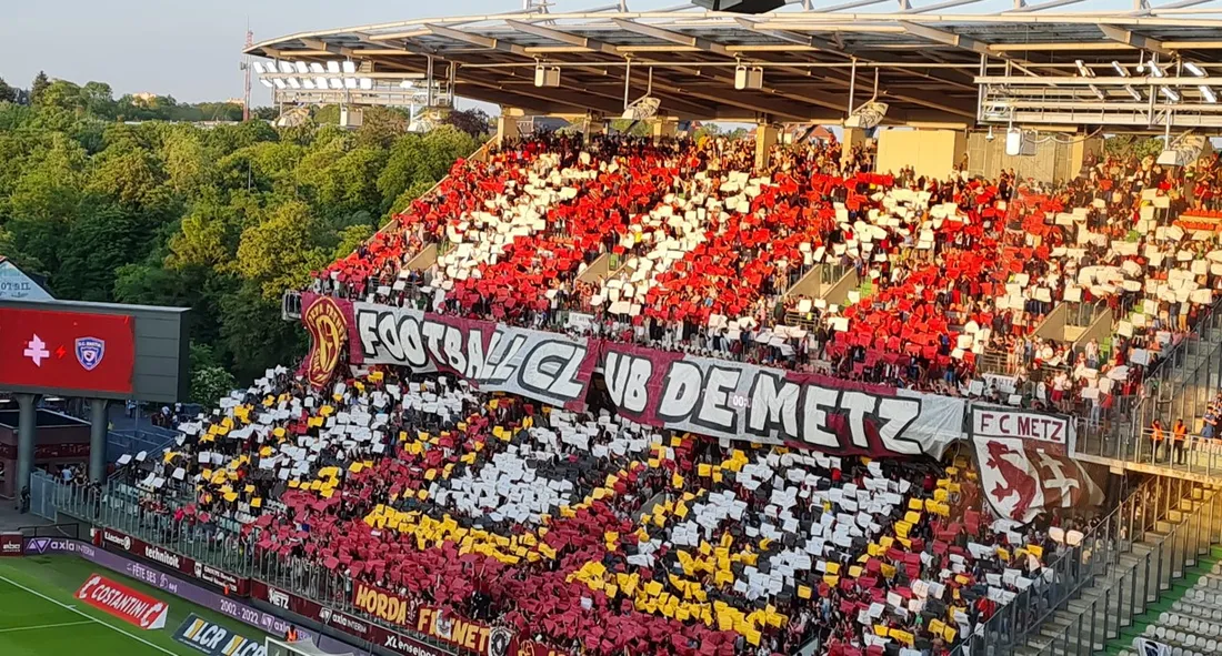 Le Stade Saint Symphorien lors du match FC Metz - Bastia.