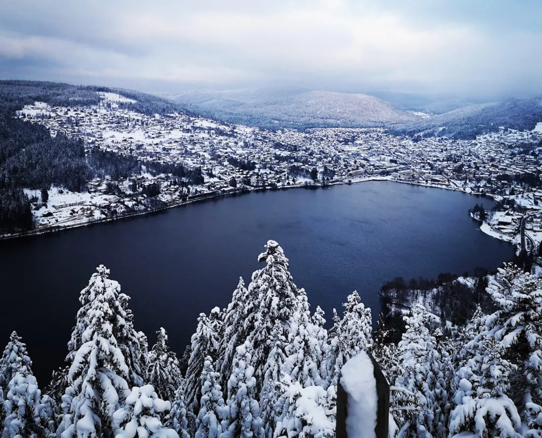 Le lac de Gerardmer (Vosges)
