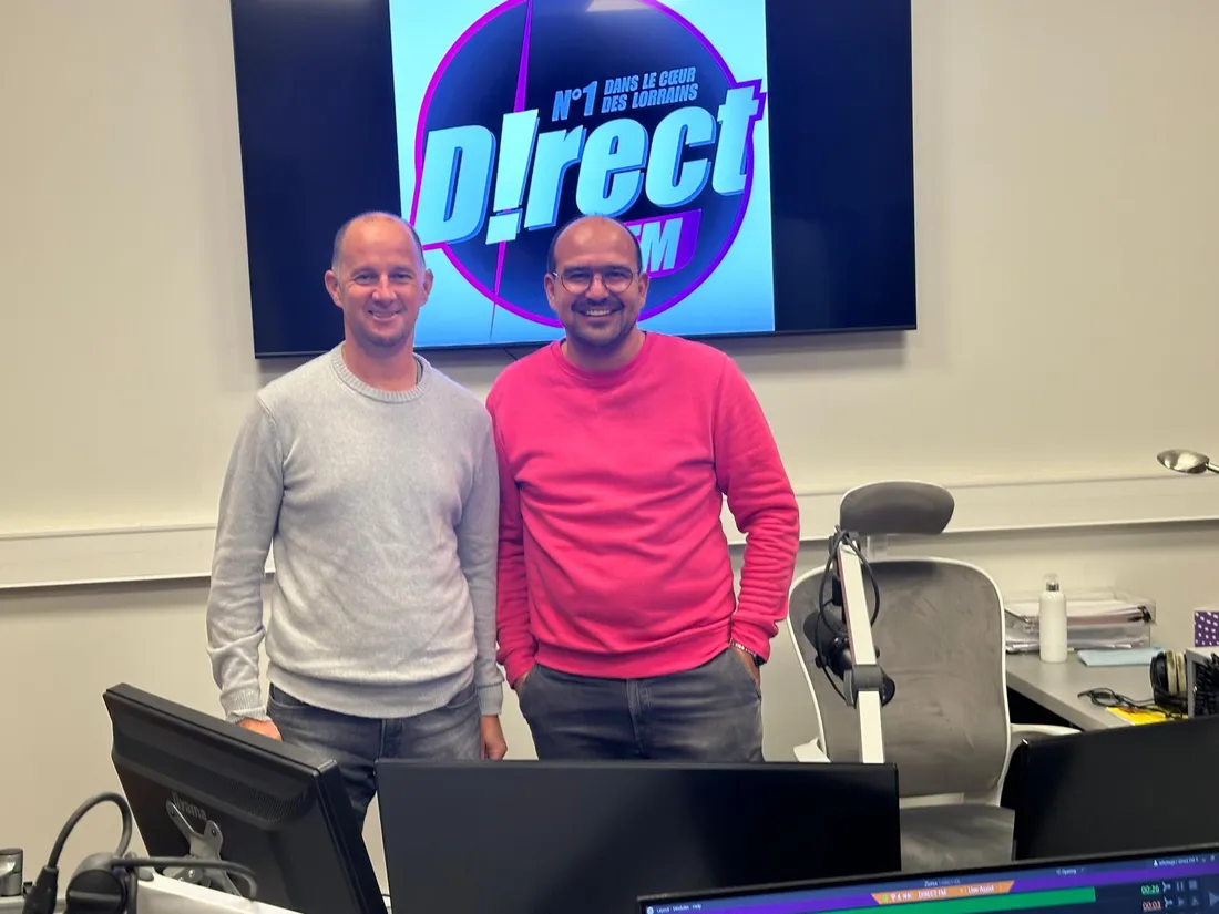 Stéphane Le Mignan (FC Metz) & Doriand (D!rect FM)