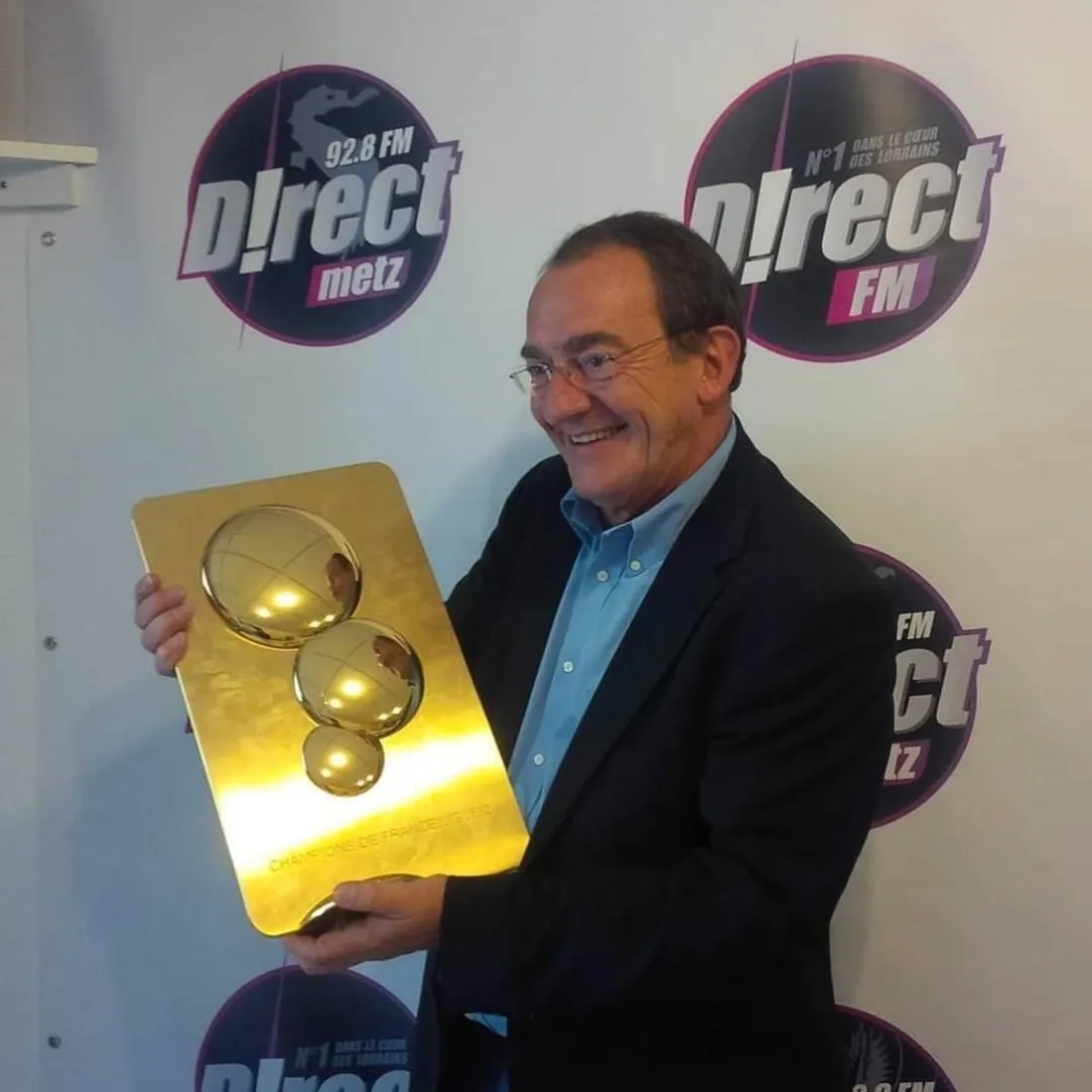 Jean-Pierre Pernaut lors de sa visite dans nos studios