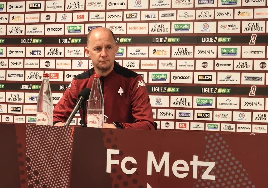 Stéphane Lemignan en conférence de Presse ce mercredi 9 avril 2025.