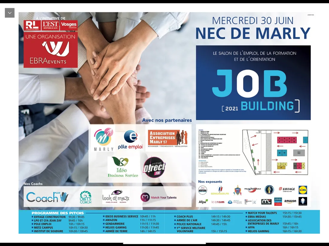 La 2ème édition du salon pour l'emploi, la Formation et l'orientation