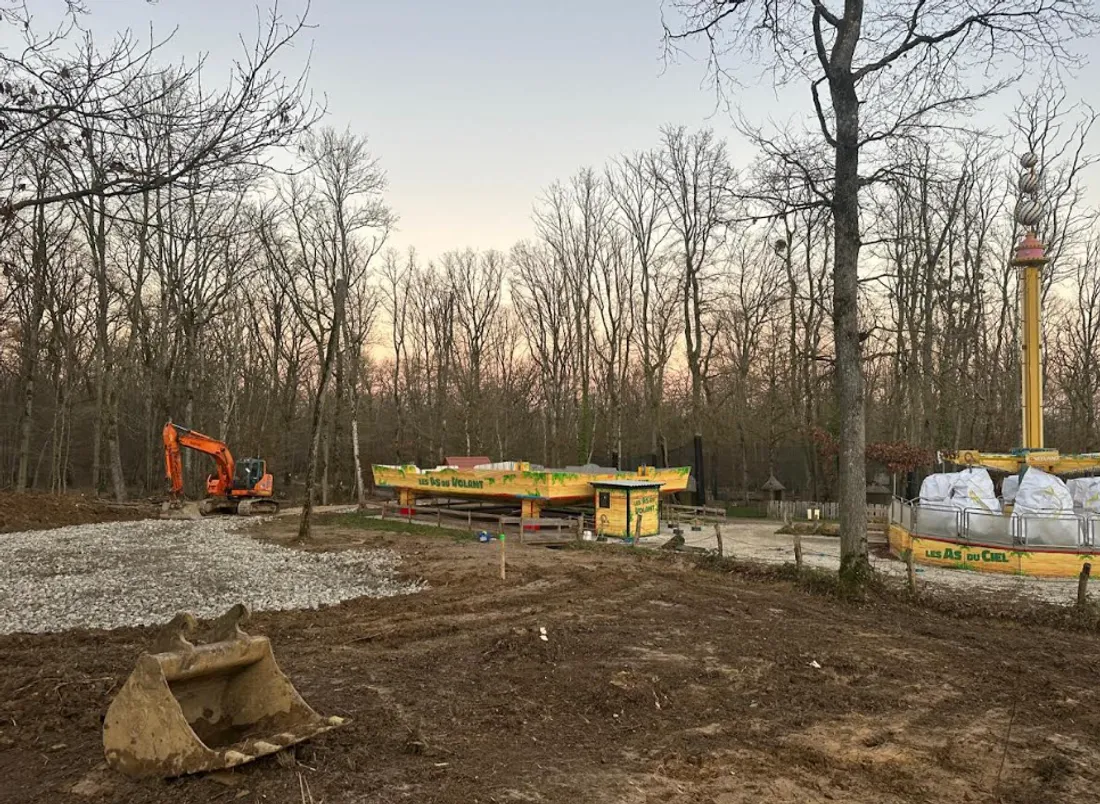 La nouvelle zone en travaux 