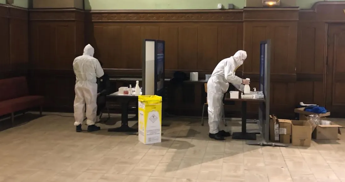 Un centre de dépistage à l'époque Gare de Metz