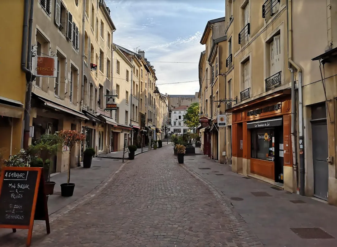 La rue Gourmande à Nancy