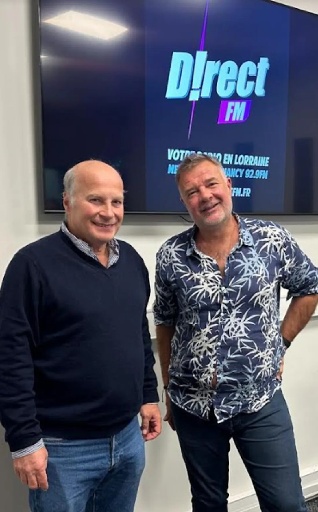 Paul Dewandre (à gauche), Stéphane Leydecker (à droite) 