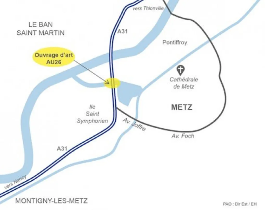 Des déviations seront mises en place