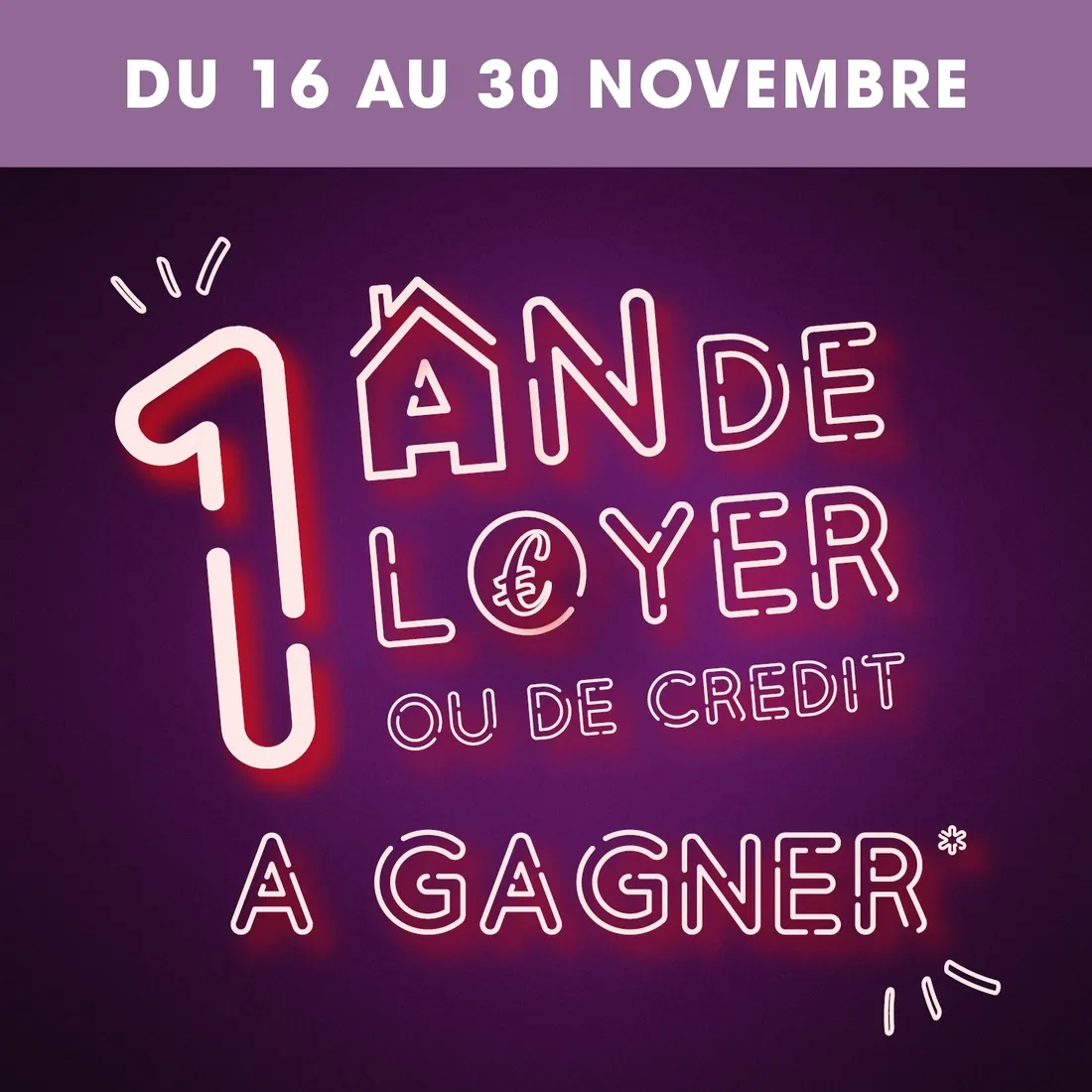 Black Friday Fenouillet 1 an de loyer à gagner
