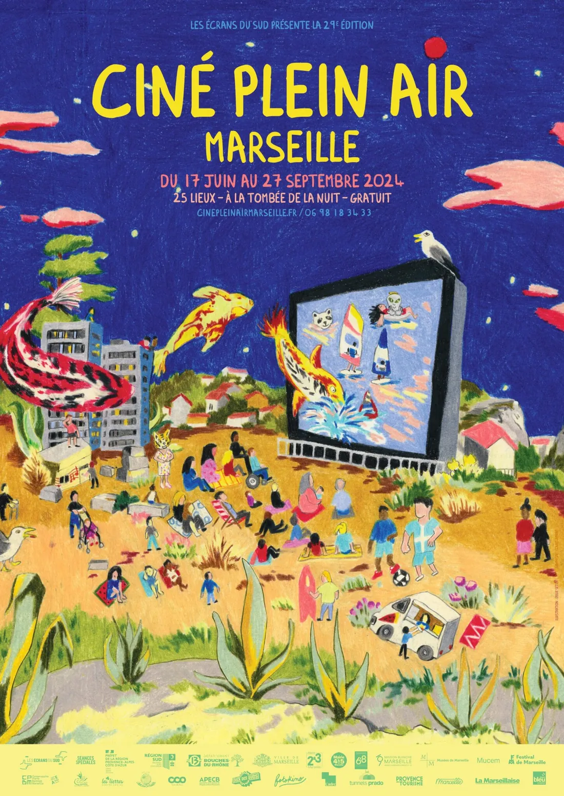 C'est la 29 édition du Ciné Plein Air !