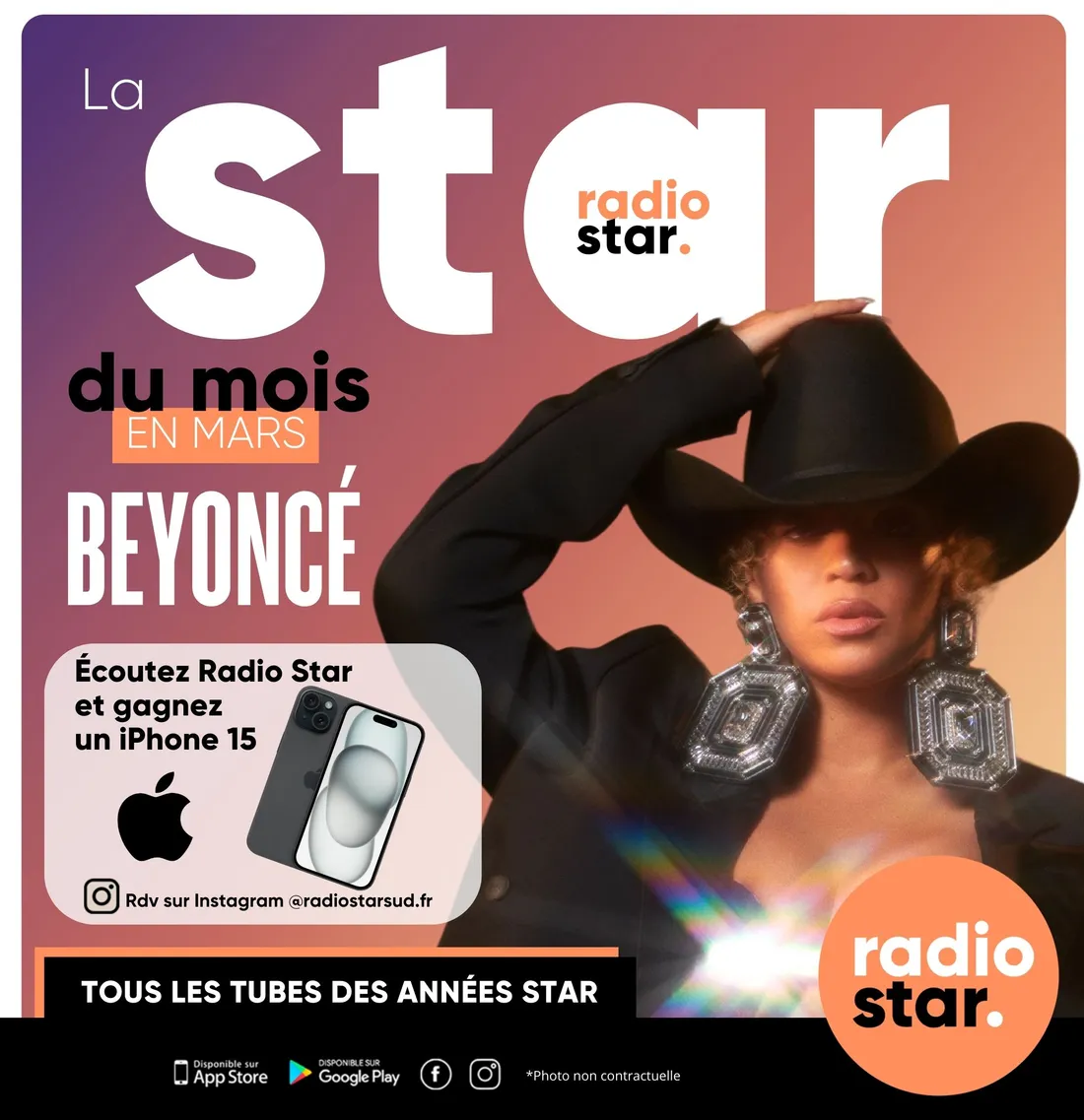 Restez à l'écoute et gagnez un iPhone 15