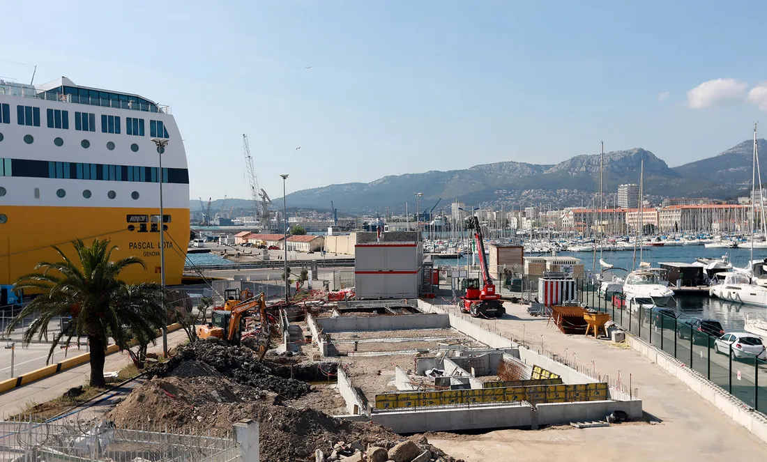 Quais en travaux à Toulon
