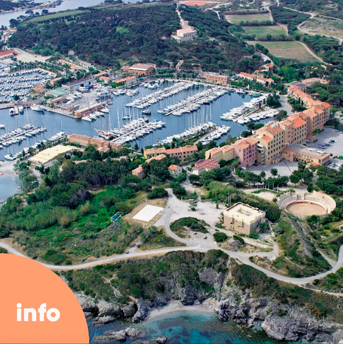 Le port de l'Île des Embiez