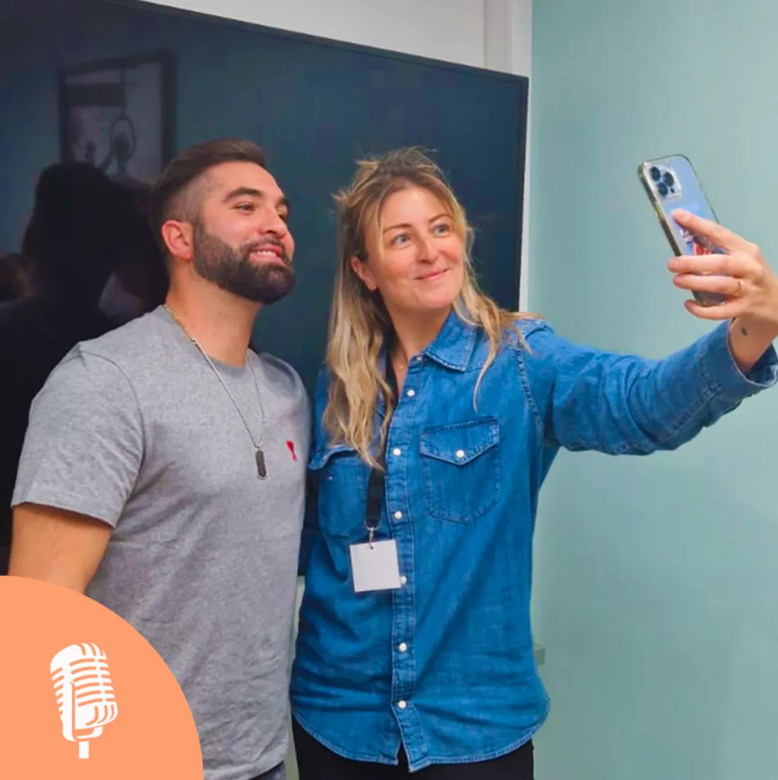 Petit selfie d'Emilie et de Kendji