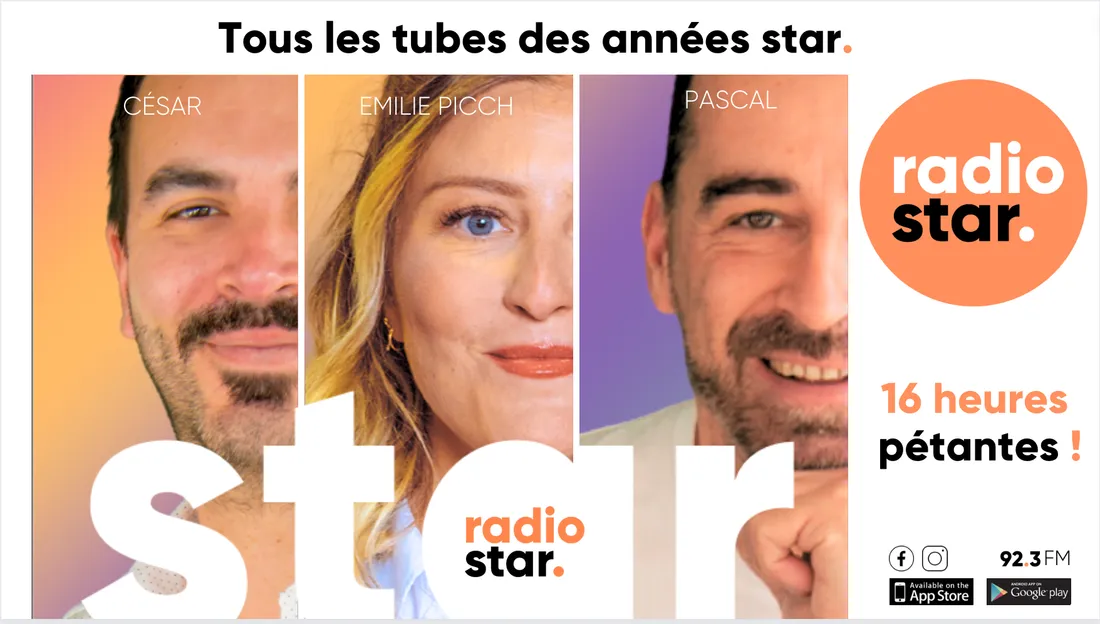 Retrouvez Emilie Picch, Pascal et César de 16h à 19h