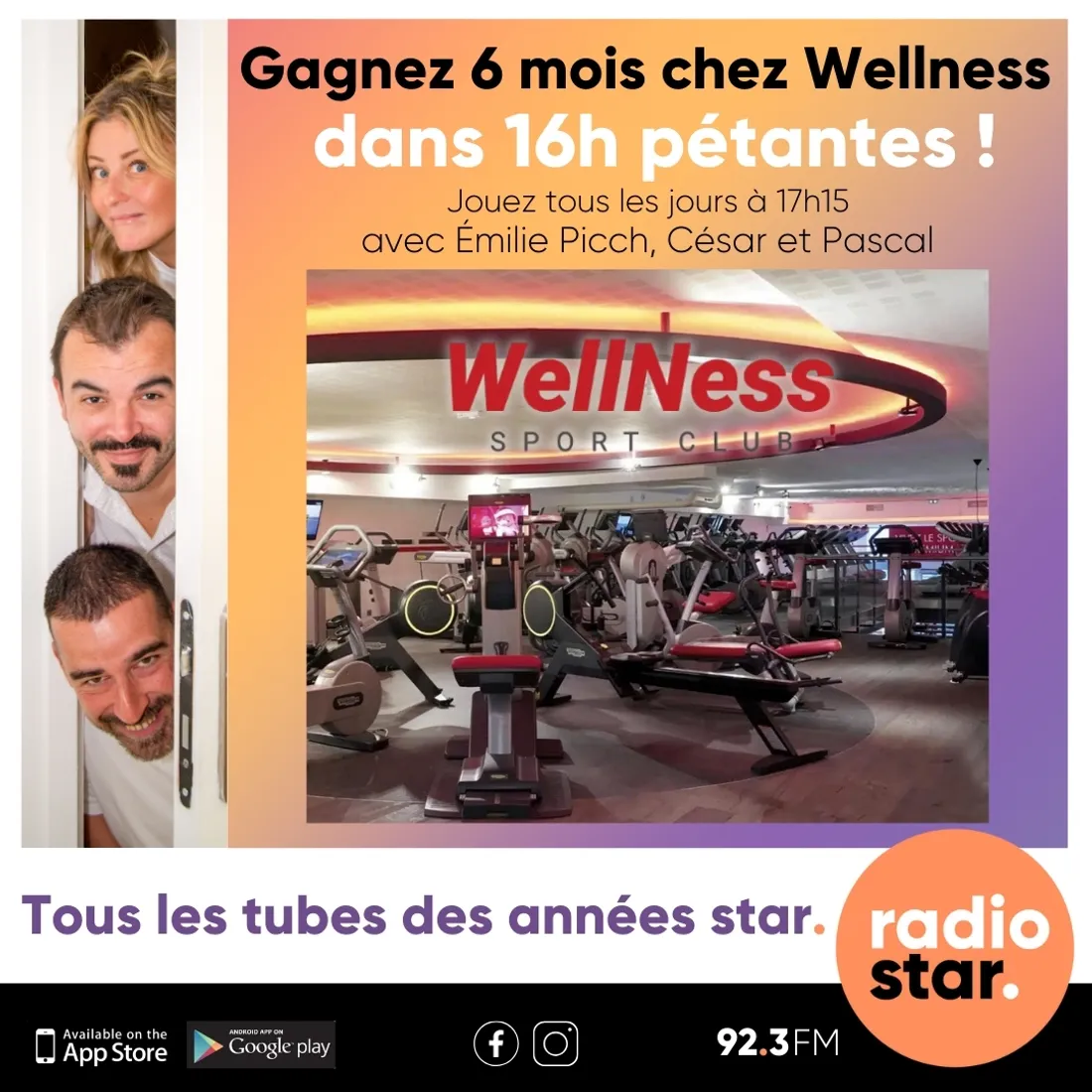 Jouez avec Emilie Picch, Pascal et César