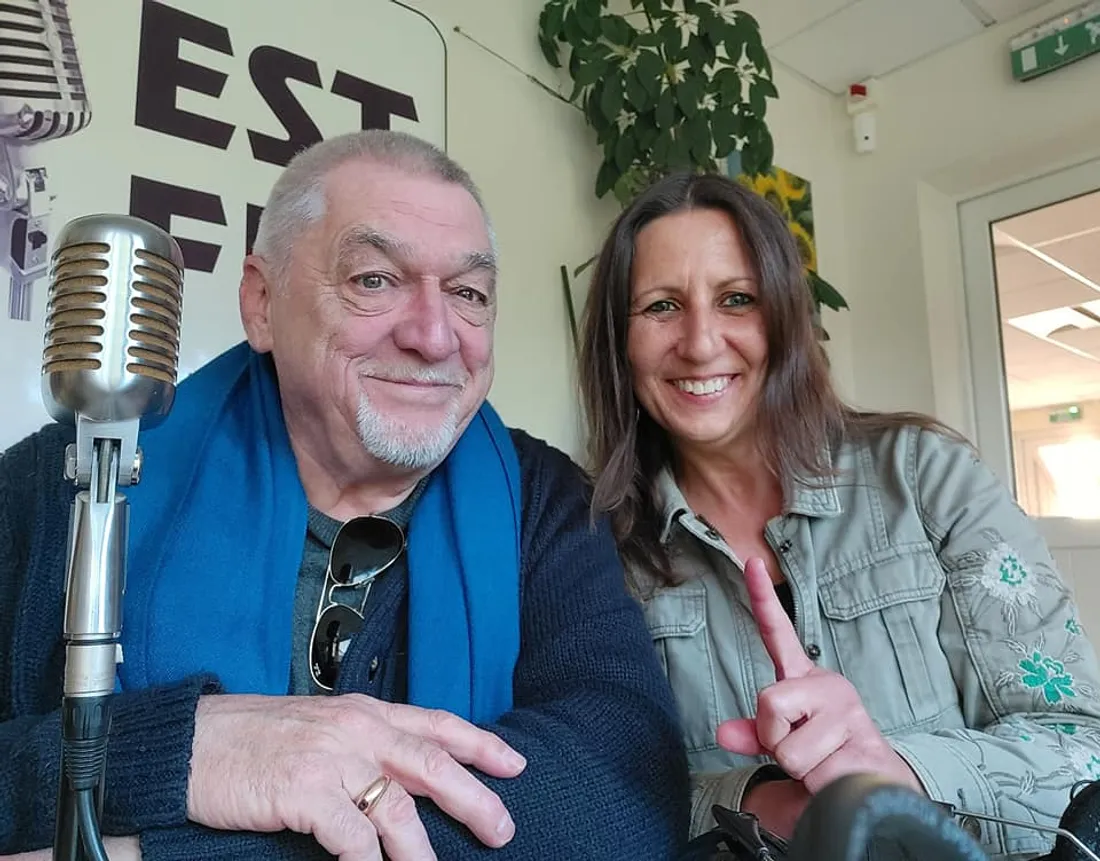 Jean-Pierre Schackis sur EST FM ; l'auteur est à son 7ème polar "La route du Rom".